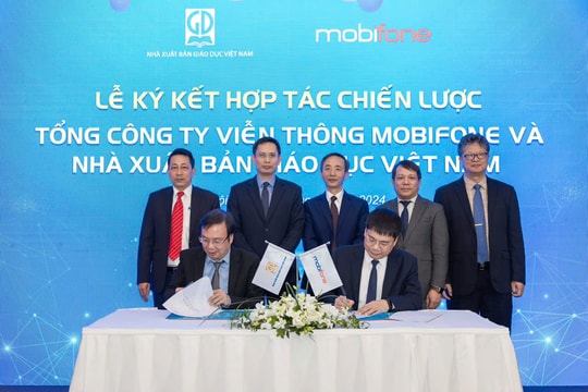 Hợp tác chiến lược giữa MobiFone và nXB Giáo dục Việt Nam để chuyển đổi số giáo dục