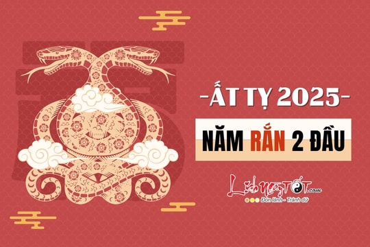 Vì sao gọi năm 2025 là năm RẮN HAI ĐẦU? Ảnh hưởng ra sao đến vận mệnh cả năm Ất Tỵ?