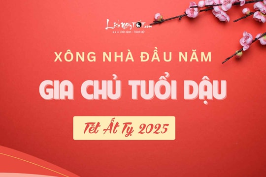 Xem tuổi xông nhà năm 2025 cho gia chủ tuổi Dậu ĐẠI PHÁT tiền tài, sống thời HOÀNG KIM