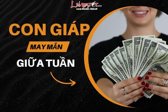 Phúc khí tràn trề, 3 con giáp này tha hồ hút tiền về túi vào giữa tuần (8-10/1)