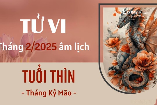 Tử vi tháng 2/2025 tuổi Thìn âm lịch: Hoạn nạn chẳng ai giúp