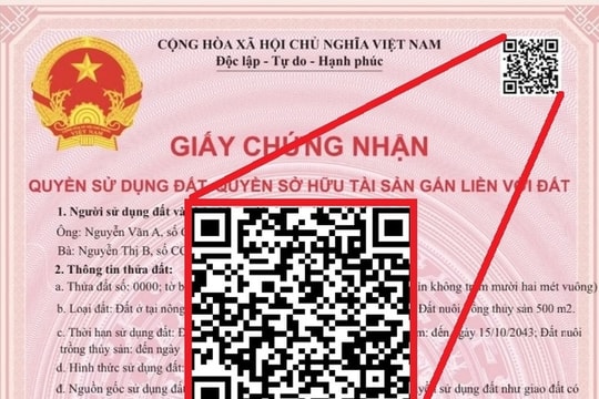 5 thông tin người dân có thể tra cứu từ mã QR sổ đỏ từ 2025