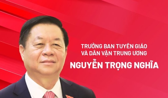 Chân dung Trưởng Ban Tuyên giáo và Dân vận Trung ương Nguyễn Trọng Nghĩa