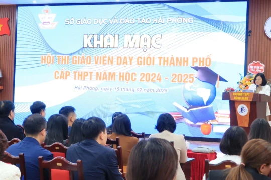 Hội thi Giáo viên giỏi Hải Phòng cấp THPT năm học 2024-2025 có nhiều điểm mới