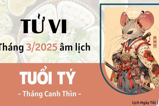 Tử vi tháng 3/2025 tuổi Tý âm lịch: Vận trình nhiều biến động, sai một ly đi một dặm