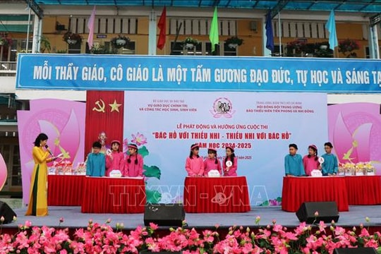 Phát động cuộc thi Bác Hồ với thiếu nhi - Thiếu nhi với Bác Hồ năm 2025