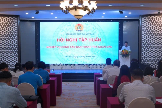 Công đoàn Giáo dục Việt Nam tập huấn Ban Thanh tra nhân dân