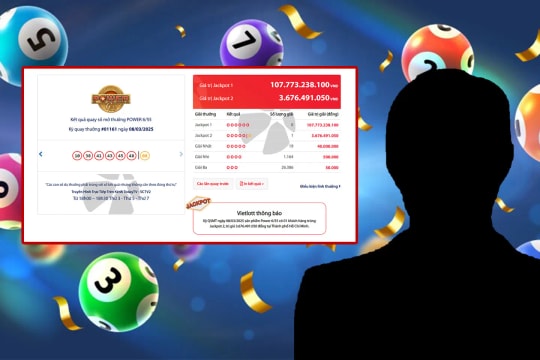 Vietlott lại tìm thấy vé trúng Jackpot 2, Jackpot 1 hơn 107 tỷ đồng đang chờ chủ nhân