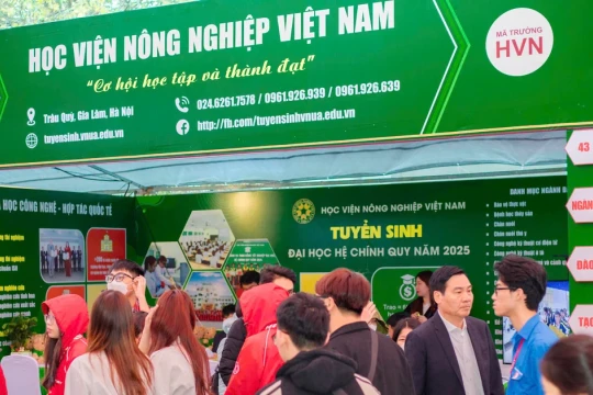 Hơn 97% sinh viên Học viện Nông nghiệp Việt Nam tìm được việc làm sau tốt nghiệp