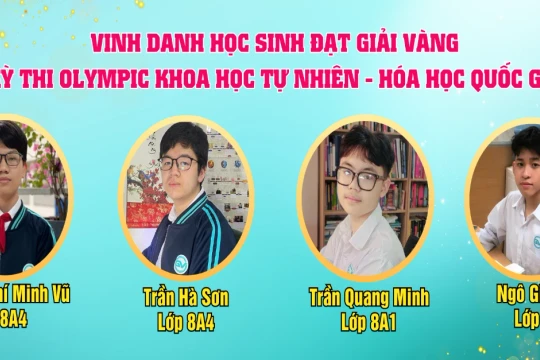 Ngôi trường mới thành lập 'hái vàng' Olympic Hóa học quốc gia