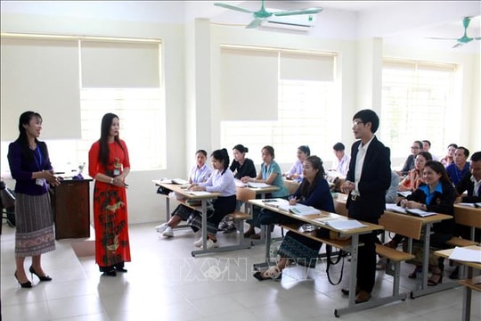 Tạo môi trường thuận lợi giúp lưu học sinh Lào yên tâm học tập