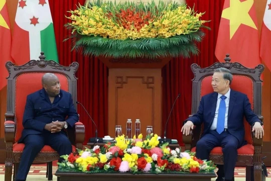 Tổng Bí thư Tô Lâm tiếp Tổng thống nước Cộng hòa Burundi