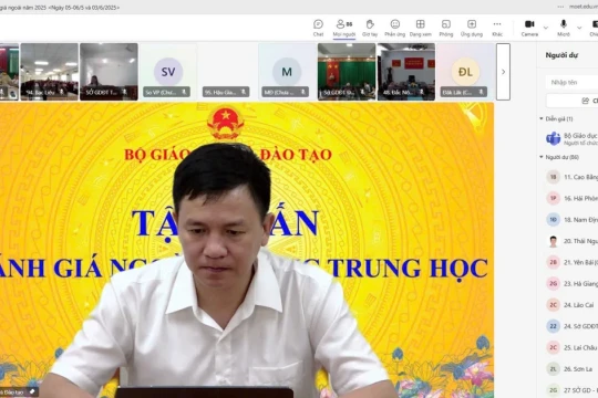 Tập huấn toàn quốc đánh giá ngoài trường tiểu học, phổ thông
