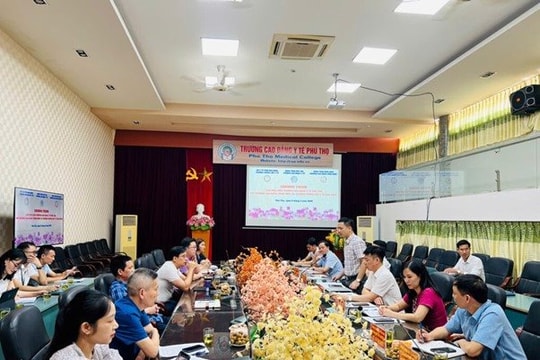 Trường Cao đẳng y tế Phú Thọ đón tiếp và làm việc với Trường Cao đẳng Vĩnh Phúc và Trường Trung cấp y tế Hòa Bình