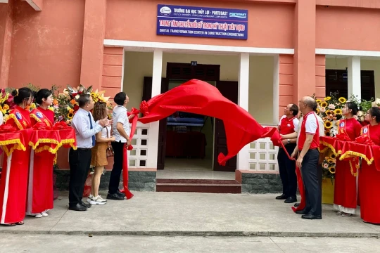 Trường ĐH Thủy lợi khai trương Trung tâm chuyển đổi số