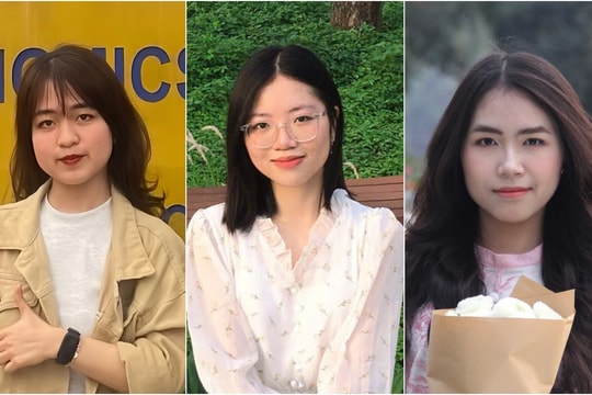 Ba nữ sinh tốt nghiệp sớm Đại học Kinh tế Quốc dân với điểm tuyệt đối