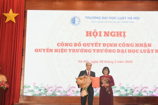 PGS. TS Tô Văn Hoà được bổ nhiệm làm Quyền Hiệu trưởng Trường ĐH Luật Hà Nội
