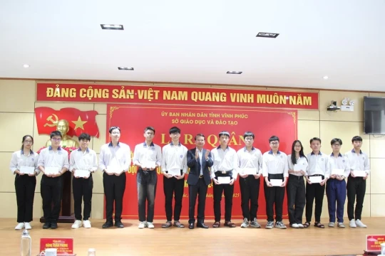 10 học sinh Vĩnh Phúc được miễn thi tốt nghiệp, ưu tiên xét tuyển thẳng đại học