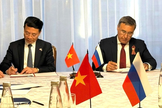 Việt Nam và Nga ký thỏa thuận phối hợp tuyển chọn dự án nghiên cứu khoa học chung