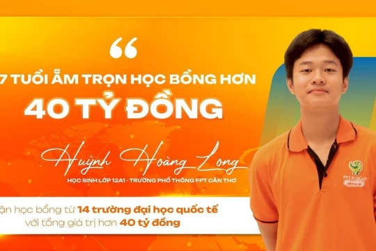 Huỳnh Hoàng Long - 'chàng trai vàng' chinh phục 14 học bổng danh giá toàn cầu