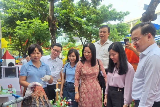 Nhiều hoạt động trải nghiệm thú vị tại Ngày hội học sinh tiểu học TP Đà Nẵng