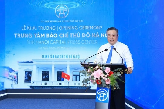 Khai trương Trung tâm Báo chí Thủ đô Hà Nội-Thiết chế báo chí truyền thông mới, hiện đại