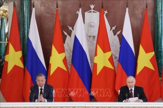 Tuyên bố chung về những định hướng lớn của quan hệ Đối tác Chiến lược toàn diện Việt Nam - Nga trong giai đoạn hợp tác mới