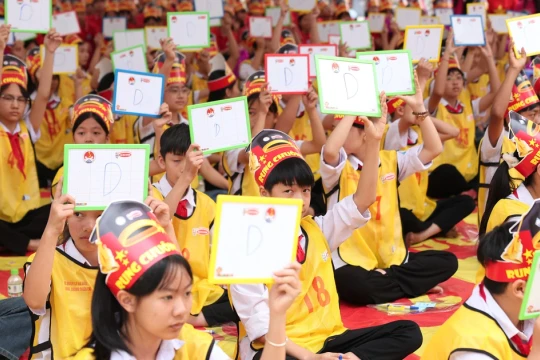 Học sinh Lào Cai thi rung chuông vàng nâng cao kiến thức phòng chống thiên tai