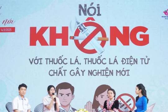 Học sinh lên tiếng nói không với thuốc lá, chất gây nghiện mới