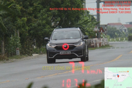 190 chủ xe vượt đèn đỏ, chạy quá tốc độ... có biển số sau nhanh chóng nộp phạt nguội theo Nghị định 168