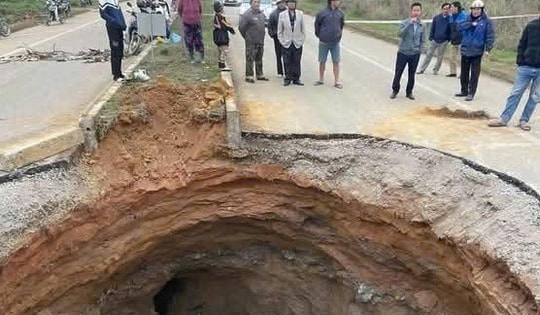 Liên tiếp xuất hiện 7 “hố tử thần”, công bố tình huống khẩn cấp về thiên tai
