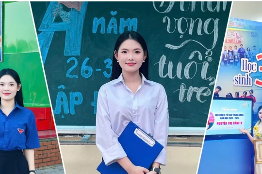 Xao xuyến với vẻ đẹp trí tuệ và trái tim cống hiến của nữ sinh 'thủ lĩnh Đoàn'