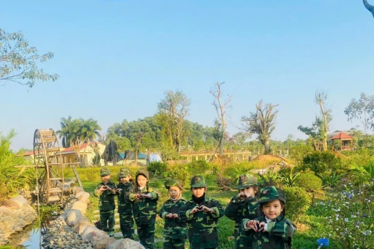 'Chúng em học làm chiến sĩ' nuôi dưỡng tinh thần yêu nước, nhân cách thế hệ trẻ