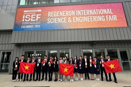 Đoàn học sinh Việt Nam lập kỳ tích tại Hội thi Khoa học kỹ thuật quốc tế Regeneron ISEF 2025