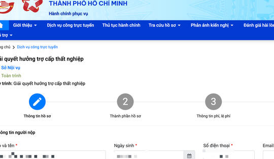 Nhận trợ cấp thất nghiệp online: Thủ tục cực nhanh