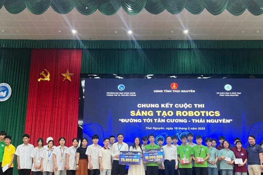 Học sinh Thái Nguyên tranh tài tại chung kết các cuộc thi ứng dụng STEAM và AI