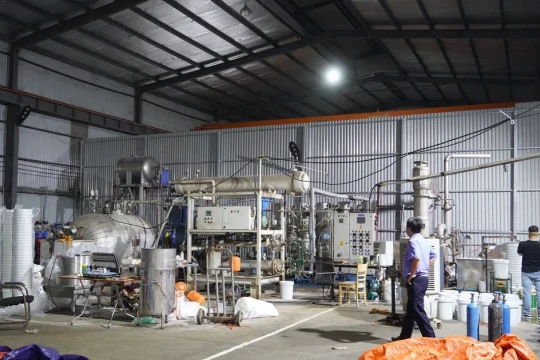 Triệt phá đường dây sản xuất, mua bán khí cười quy mô lớn