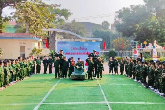 Hiệu quả chuyên đề ‘Xây dựng trường mầm non lấy trẻ làm trung tâm’ ở TX Phú Thọ
