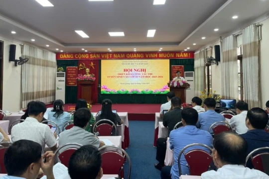 Sở GD&ĐT tỉnh Tuyên Quang triển khai công tác thi tuyển sinh vào lớp 10