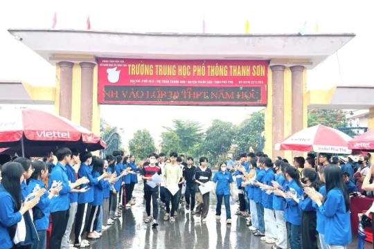 Gần 23 nghìn học sinh đăng ký tuyển sinh vào lớp 10 các trường THPT ở Phú Thọ