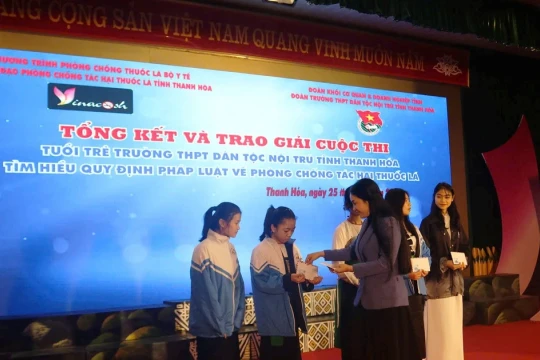 Trường học ở Thanh Hóa tăng cường phòng chống thuốc lá