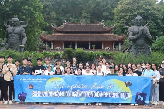 Truyền thông đa phương tiện - Ngành học “hút” gen Z tại Học viện Phụ nữ Việt Nam