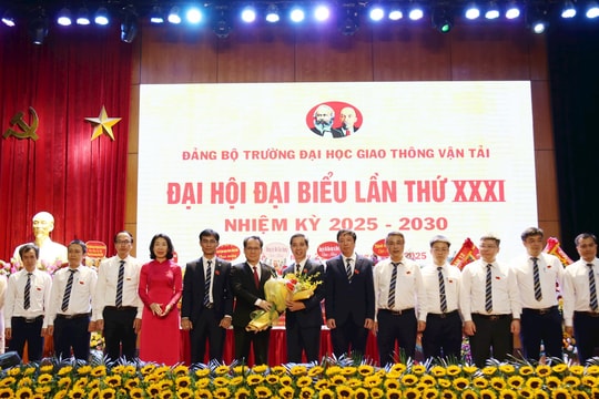 15 đồng chí được bầu vào Ban chấp hành Đảng bộ Trường ĐH Giao thông vận tải