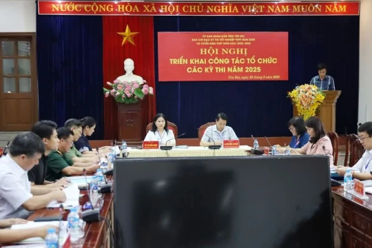 Yên Bái triển khai công tác tổ chức các kỳ thi năm 2025