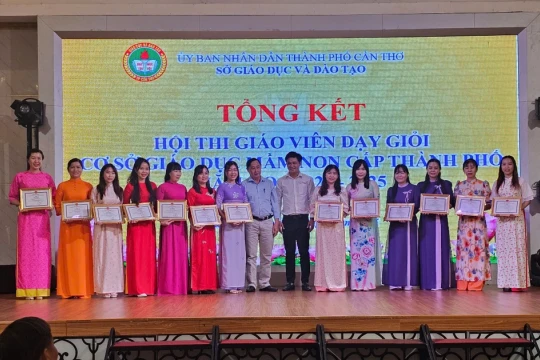 181 giáo viên mầm non Cần Thơ đạt danh hiệu dạy giỏi