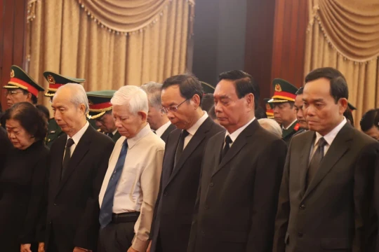 Lễ truy điệu nguyên Chủ tịch nước Trần Đức Lương tại TPHCM