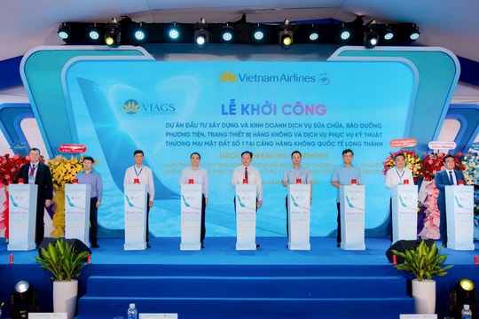 Vietnam Airlines triển khai dự án dịch vụ kỹ thuật mặt đất tại Cảng Hàng không Quốc tế Long Thành