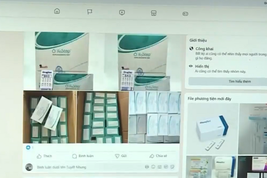 Kit test, thuốc trị COVID-19 rao bán tràn lan: Mua dễ, hại khó lường
