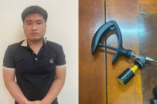 Vụ bắt Nguyễn Thành Thông - kẻ dùng kim tiêm đâm học sinh: Giám định dung dịch màu xanh 'bí ẩn'