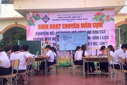 Trường TH và THCS Trần Hưng Đạo: Gieo mầm tri thức, nuôi dưỡng tư duy sáng tạo